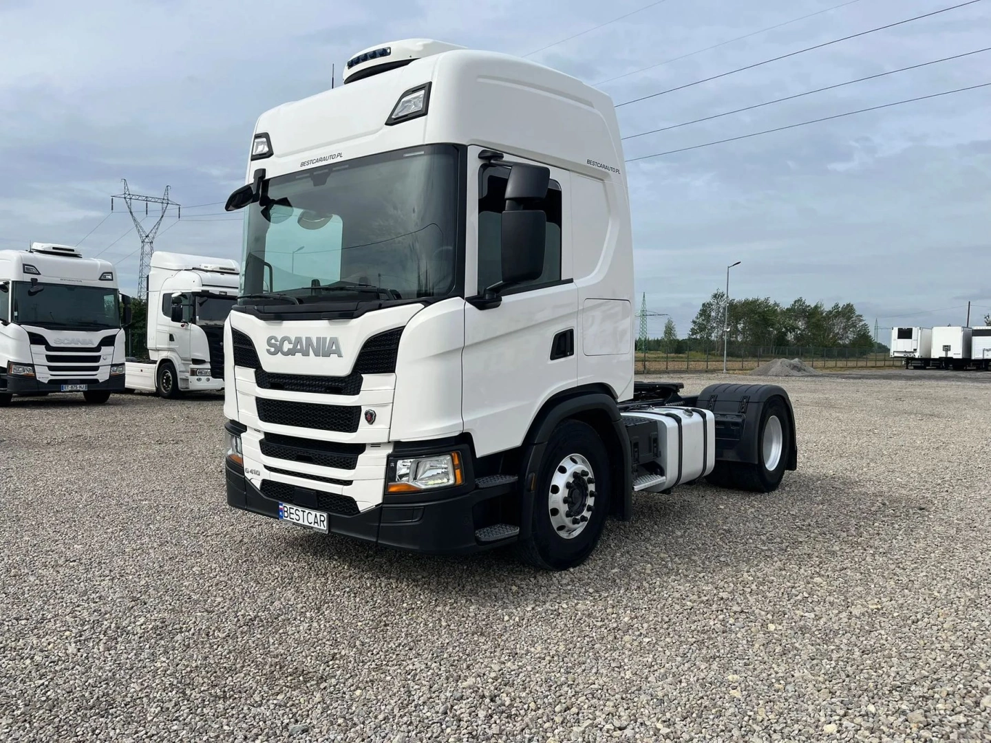 Scania G410 NG /NISKA WAGA / PTO / 4 poduszki TYŁ /Import z FRANCJI