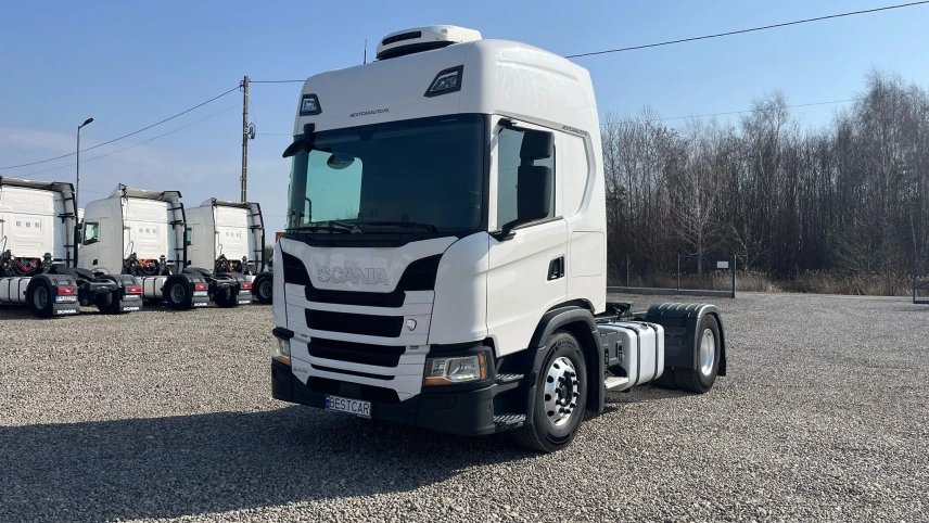 Scania G410 NG /NISKA WAGA / PTO / 4 poduszki TYŁ /Import z FRANCJI