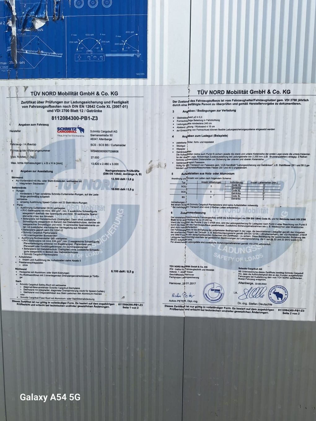 Schmitz-cargobull VARIOS/ Poszerzane słupki BDE/ Mało używana