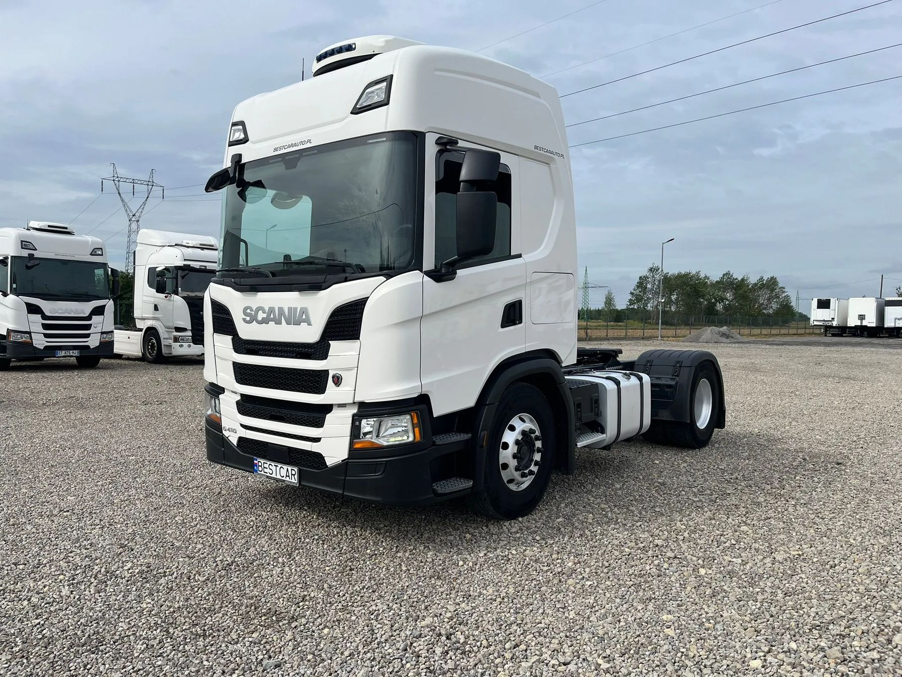 Scania G410 NG /NISKA WAGA / PTO / 4 poduszki TYŁ /Import z FRANCJI