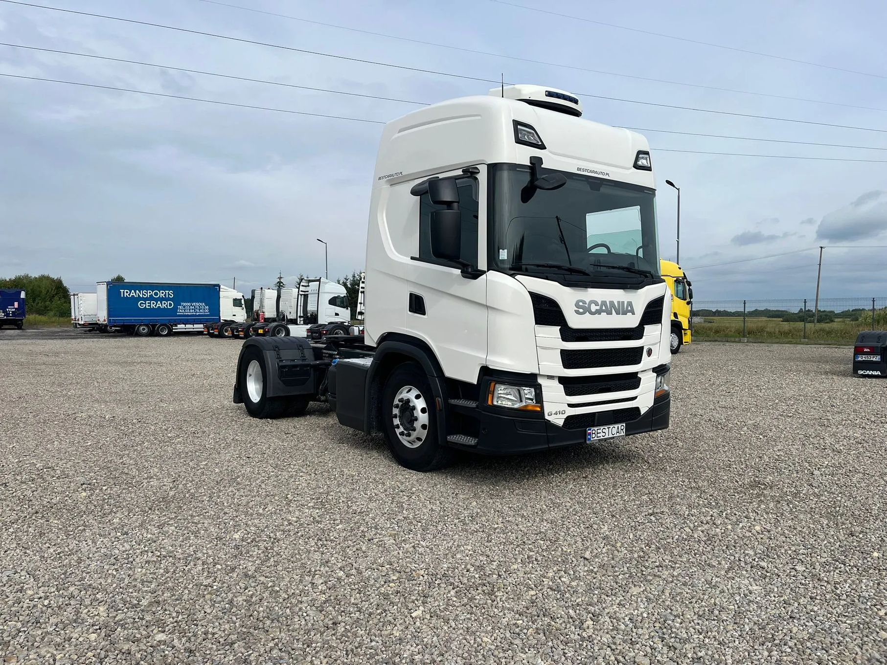 Scania G410 NG /NISKA WAGA / PTO / 4 poduszki TYŁ /Import z FRANCJI