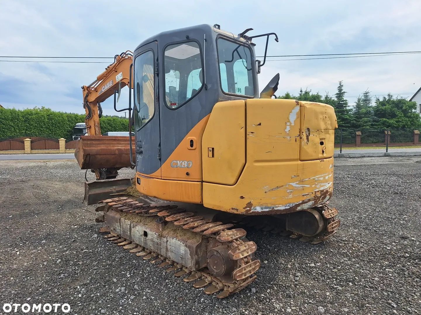 Case CX80 2010 13077godzin / 3 łyżki, szybkozłącze / Import Francja