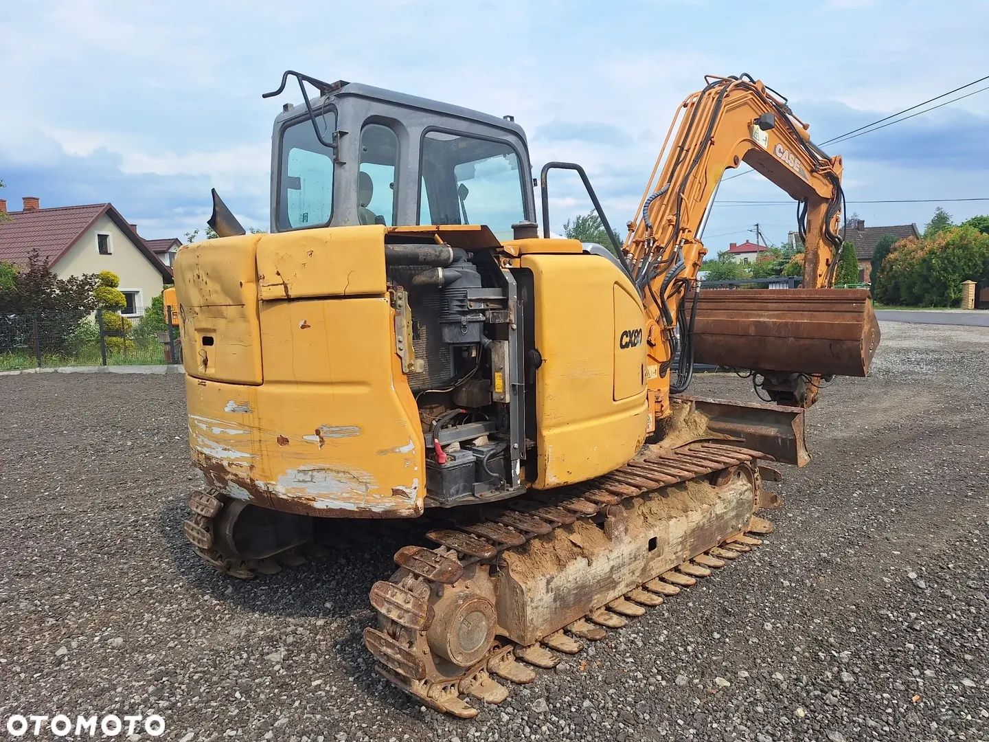 Case CX80 2010 13077godzin / 3 łyżki, szybkozłącze / Import Francja
